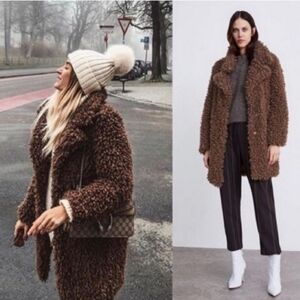 Zara Teddy coat 🤎🧸